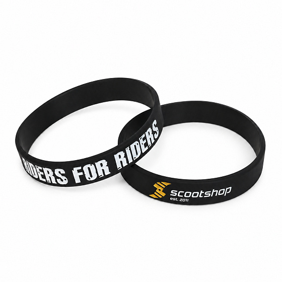 Bracelet Scootshop.cz Riders for Riders Black