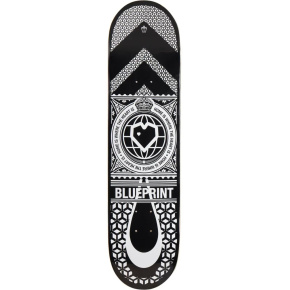 Blueprint Home Heart Skate Board (8"|White) Blueprint Home Heart Skate Board (8"|White)