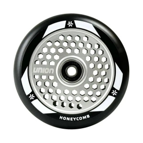 Union Honeycomb Pro Scooter Wheel 110mm Black/Silver Union Honeycomb Pro Scooter Wheel 110mm Black/Silver