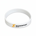 Scootshop.cz Riders for Riders White Bracelet