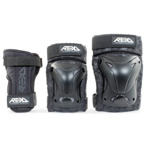 REKD Recreational Triple Pad Set - Black - X Small REKD Recreational Triple Pad Set - Black - X Small