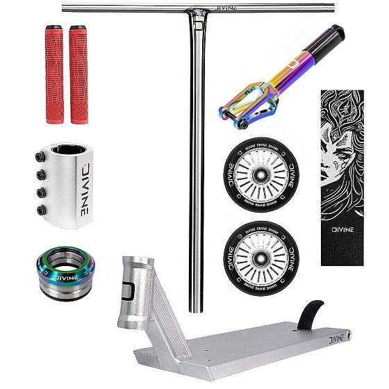 Freestyle Scooter Custom Divine Chaos Street 6.5" Silver