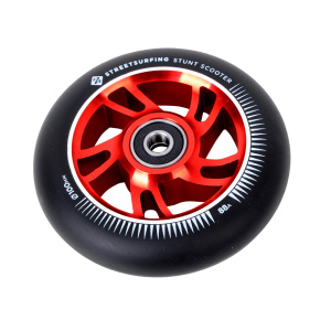 Street Surfing freestyle scooter wheel, 100x24mm, Alu red core, 1 pc Street Surfing freestyle scooter wheel, 100x24mm, Alu red core, 1 pc