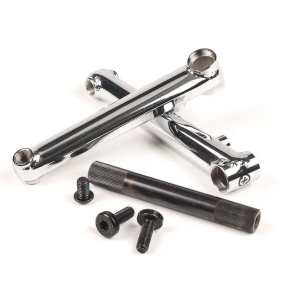 Salt Plus Pro 48 3-Piece BMX Crank (170mm|Chrome) Salt Plus Pro 48 3-Piece BMX Crank (170mm|Chrome)