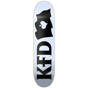KFD Logo Flagship Skate Board (8"|White) KFD Logo Flagship Skate Board (8"|White)