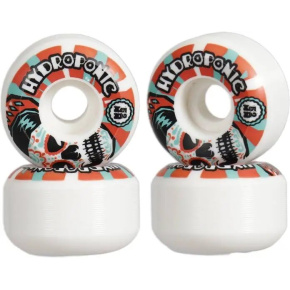 Hydroponic Mexican Skull 2.0 Skateboard Wheels 4-Set (52mm|White/Red) Hydroponic Mexican Skull 2.0 Skateboard Wheels 4-Set (52mm|White/Red)