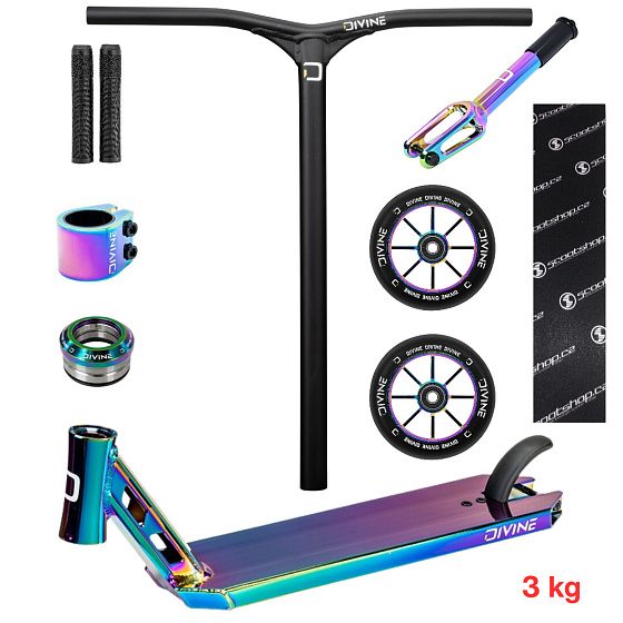Freestyle Scooter Custom Divine Park ALU Black/Neochrome