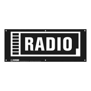 Radio Shop Banner (Regular 100x40cm) Radio Shop Banner (Regular 100x40cm)