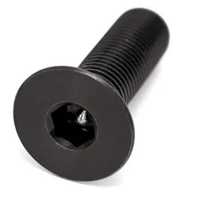 TLC Solid Titanium BMX Crank Spindle Bolt (Black) TLC Solid Titanium BMX Crank Spindle Bolt (Black)