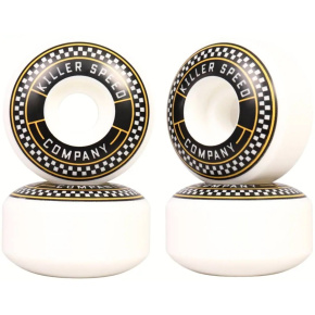 Killer Team Classic Checkered 99A Skateboard Wheels 4-Pack (51mm|White) Killer Team Classic Checkered 99A Skateboard Wheels 4-Pack (51mm|White)