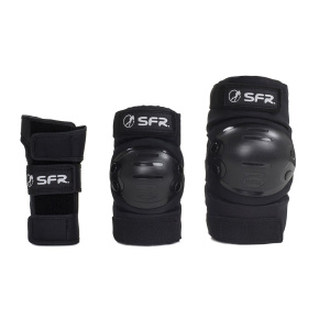 SFR Youth Ramp Triple Pad Set - Black - Small SFR Youth Ramp Triple Pad Set - Black - Small