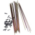 Colony Plain Gauge Wires 20 pcs (186mm|Rainbow Anodise)