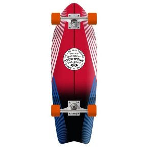 Hydroponic Fish Complete Cruiser Skateboard (28"|Lines Red) Hydroponic Fish Complete Cruiser Skateboard (28"|Lines Red)