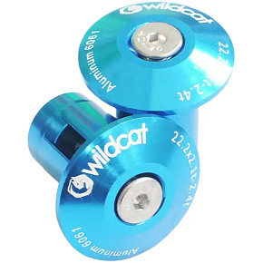 Wildcat Mini BMX Koncovky řidítek 2-balení (Modrá) Wildcat Mini BMX Koncovky řidítek 2-balení (Modrá)