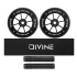 Set of 2 Divine 110 mm Spoked Wheels Black + Divine Griptape + Divine Grips
