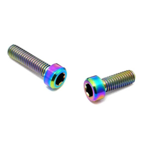 TLC Odyssey BMX Brake Lever Titanium Bolt Kit (Rainbow) TLC Odyssey BMX Brake Lever Titanium Bolt Kit (Rainbow)