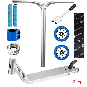 Freestyle Scooter Custom Divine Park ALU Silver/Blue