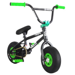 Wildcat Venom 2A Mini BMX Bike (Black/Green|No Brakes) Wildcat Venom 2A Mini BMX Bike (Black/Green|No Brakes)