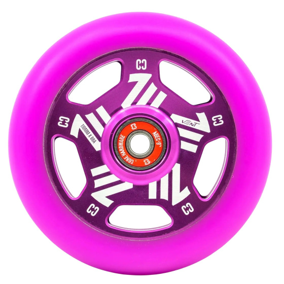 CORE Vent Hollow Wheel 110mm Purple