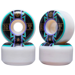 Element Banner Year 99A Skateboard Wheels 4-Pack (53mm|Black) Element Banner Year 99A Skateboard Wheels 4-Pack (53mm|Black)