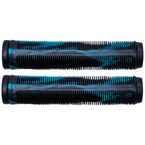 Grips Antics Stack Black / Teal Swirl Grips Antics Stack Black / Teal Swirl