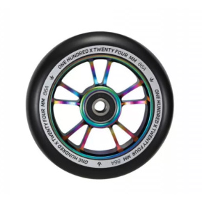 Blunt 10 Spokes 100 mm rainbow black wheel Blunt 10 Spokes 100 mm rainbow black wheel