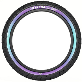 Eclat Fireball BMX Tire (2.3"|Black/Purple Teal Fade) Eclat Fireball BMX Tire (2.3"|Black/Purple Teal Fade)