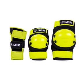 SFR Youth Ramp Triple Pad Set - Black / Lime - Large SFR Youth Ramp Triple Pad Set - Black / Lime - Large
