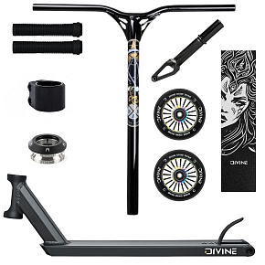 Freestyle scooter Custom Divine Zephyr Hybrid 500 mm ALU black Freestyle scooter Custom Divine Zephyr Hybrid 500 mm ALU black
