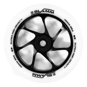 Slamm 110mm Team Wheel White / Black Slamm 110mm Team Wheel White / Black