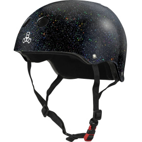 Triple Eight Glitter Sweatsaver Skate Helma (XS-S|Černá) Triple Eight Glitter Sweatsaver Skate Helma (XS-S|Černá)