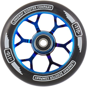 Longway Precinct Wheel 110mm Blue Neochrome Longway Precinct Wheel 110mm Blue Neochrome