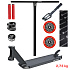 Freestyle koloběžka Custom Divine Zephyr 460 mm CrMo Black/Red / Scootshop.cz