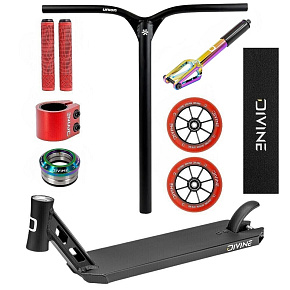 Freestyle Scooter Custom Divine Park ALU Black/Red