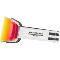 Whitespace MD Icon Ski Goggles (White/Fire Lens)