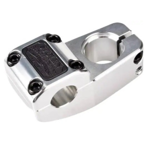 Stolen Block Top Load BMX Stem (50mm|Polished/Black) Stolen Block Top Load BMX Stem (50mm|Polished/Black)